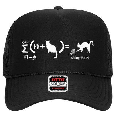 String Theory Science Nerd Physics Cat Trucker Hat