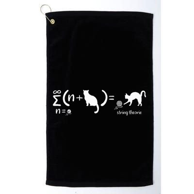 String Theory Science Nerd Physics Cat Golf Towel