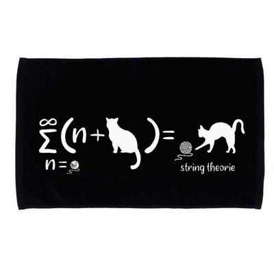 String Theory Science Nerd Physics Cat Microfiber Hand Towel