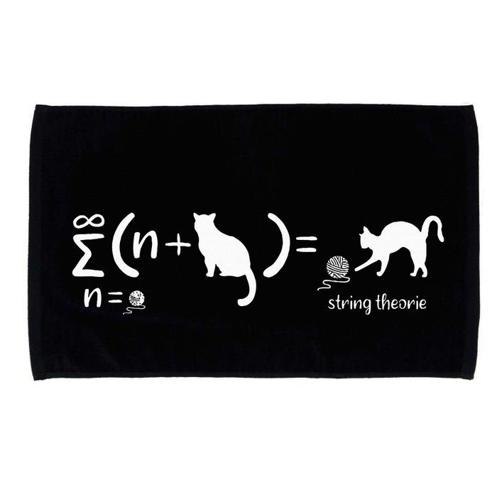 String Theory Science Nerd Physics Cat Microfiber Hand Towel