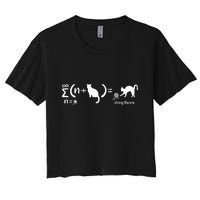 String Theory Science Nerd Physics Cat Crop Top