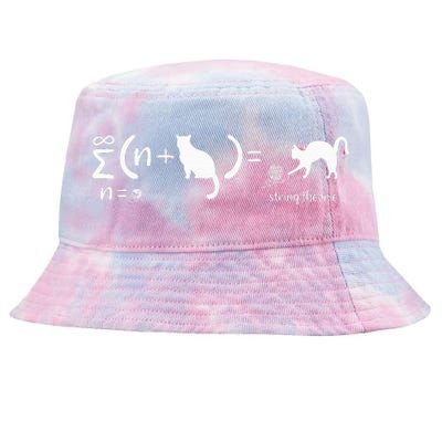 String Theory Science Nerd Physics Cat Tie-Dyed Bucket Hat