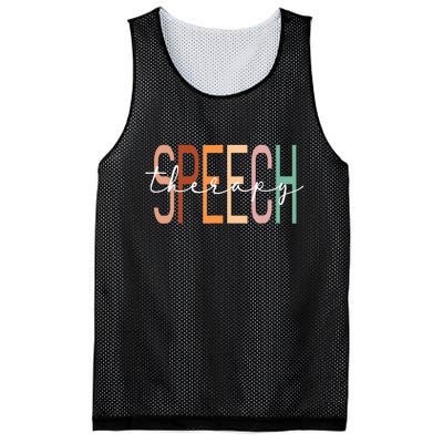 Speech Therapy Speech Language Pathologist Therapist Mesh Reversible Basketball Jersey Tank