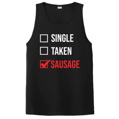 Single Taken Sausage Checklist Sausage Gift PosiCharge Competitor Tank