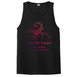 Scorpio The Scorpion Astrology Zodiac Sign Funny Facts Gift PosiCharge Competitor Tank