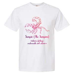 Scorpio The Scorpion Astrology Zodiac Sign Funny Facts Gift Garment-Dyed Heavyweight T-Shirt