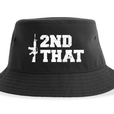 Second That Second Amendment Sustainable Bucket Hat