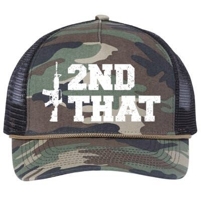 Second That Second Amendment Retro Rope Trucker Hat Cap