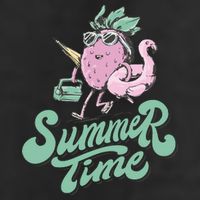 Summer Time Strawberry Retro Beach Cool Comfort Performance Bucket Hat