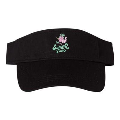 Summer Time Strawberry Retro Beach Visor