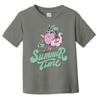 Summer Time Strawberry Retro Beach Toddler T-Shirt