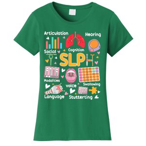 Speech Therapy Speech Language Pathologist Therapist SLP Women's T-Shirt