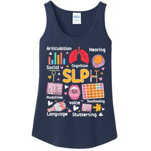 Speech Therapy Speech Language Pathologist Therapist SLP Ladies Essential Tank