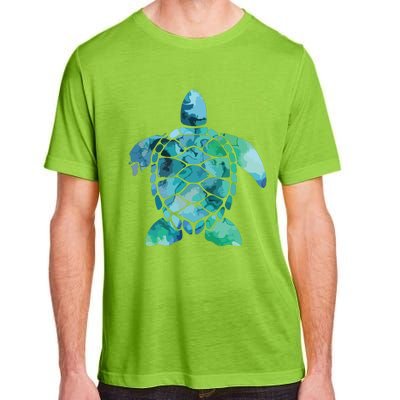 Save Turtles Sea Turtle Gifts Ocean Animals Sea Turtle Adult ChromaSoft Performance T-Shirt