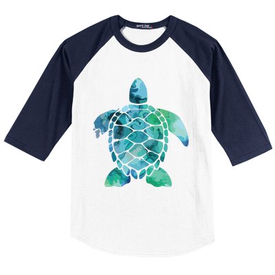 Save Turtles Sea Turtle Gifts Ocean Animals Sea Turtle Baseball Sleeve Shirt