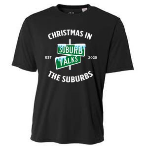 Suburb Talks Store A Christmas In The Suburbs Cooling Performance Crew T-Shirt