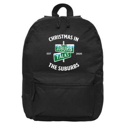 Suburb Talks Store A Christmas In The Suburbs 16 in Basic Backpack