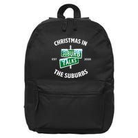 Suburb Talks Store A Christmas In The Suburbs 16 in Basic Backpack