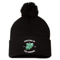 Suburb Talks Store A Christmas In The Suburbs Pom Pom 12in Knit Beanie