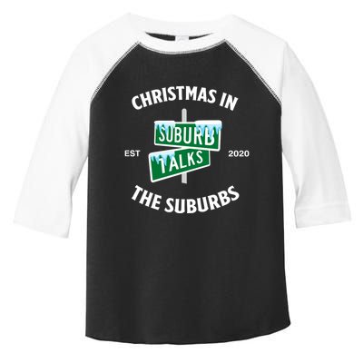 Suburb Talks Store A Christmas In The Suburbs Toddler Fine Jersey T-Shirt