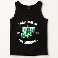 Suburb Talks Store A Christmas In The Suburbs Tank Top