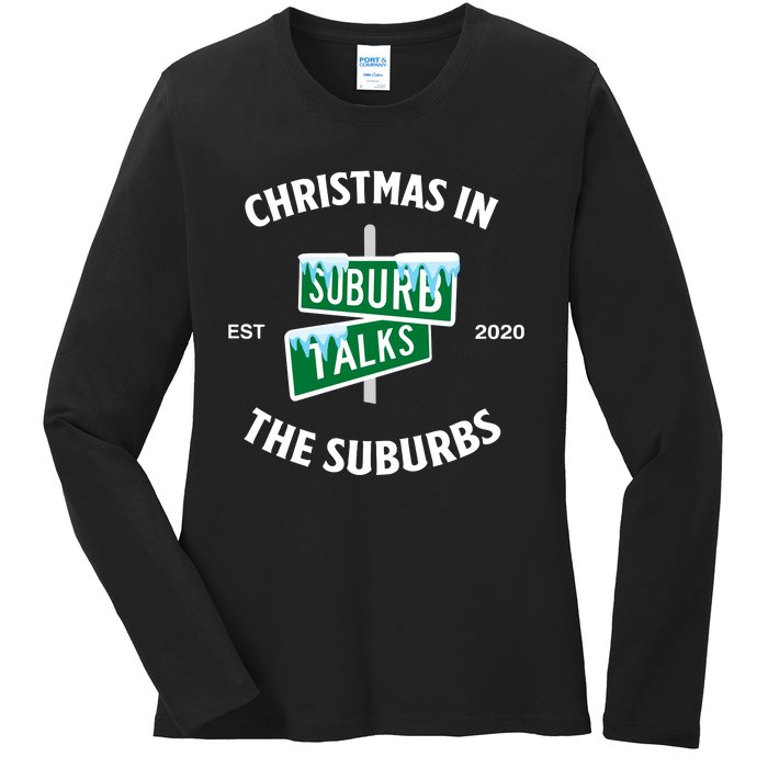 Suburb Talks Store A Christmas In The Suburbs Ladies Long Sleeve Shirt