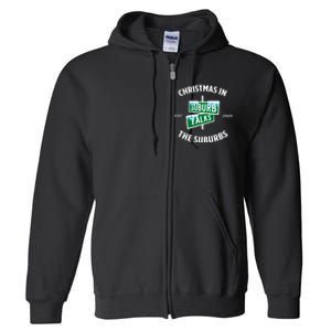 Suburb Talks Store A Christmas In The Suburbs Full Zip Hoodie