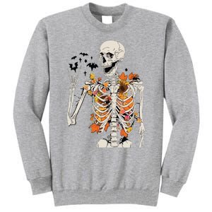 Skeleton Thanksgiving Tall Sweatshirt