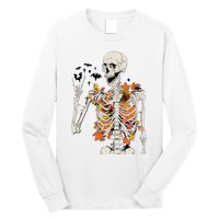 Skeleton Thanksgiving Long Sleeve Shirt