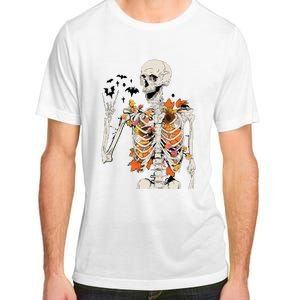 Skeleton Thanksgiving Adult ChromaSoft Performance T-Shirt