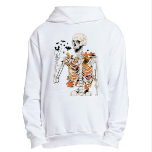 Skeleton Thanksgiving Urban Pullover Hoodie