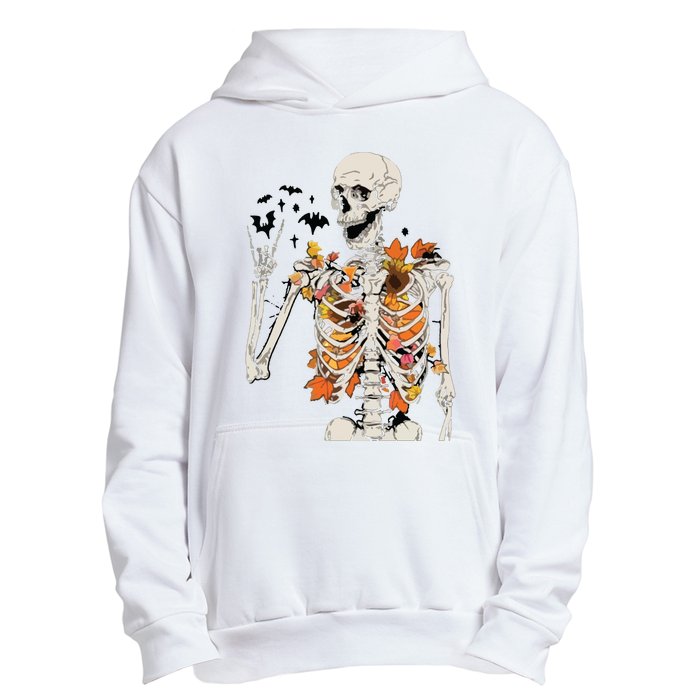 Skeleton Thanksgiving Urban Pullover Hoodie