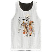 Skeleton Thanksgiving Mesh Reversible Basketball Jersey Tank