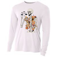 Skeleton Thanksgiving Cooling Performance Long Sleeve Crew