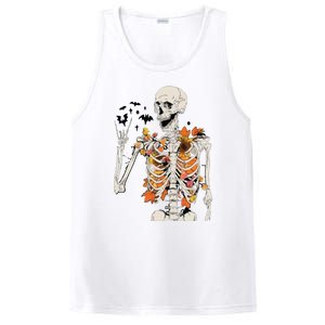 Skeleton Thanksgiving PosiCharge Competitor Tank