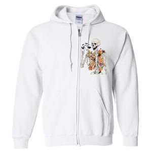 Skeleton Thanksgiving Full Zip Hoodie