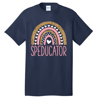 SPED teacher - speducator heart - speducator rainbow Tall T-Shirt