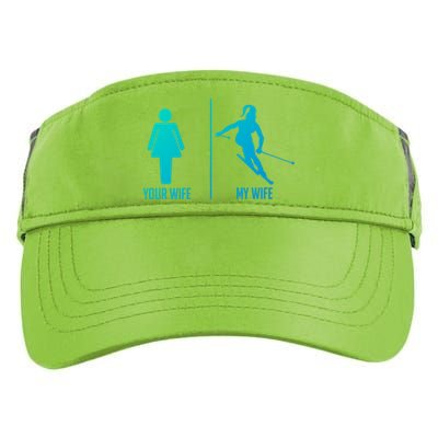 Ski Trip Skiing Wife Husband Marriage Gift Adult Drive Performance Visor