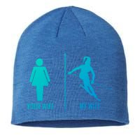 Ski Trip Skiing Wife Husband Marriage Gift Sustainable Beanie