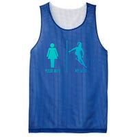 Ski Trip Skiing Wife Husband Marriage Gift Mesh Reversible Basketball Jersey Tank