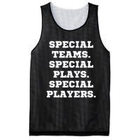 Special Teams Special Plays Special Players Funny Mesh Reversible Basketball Jersey Tank