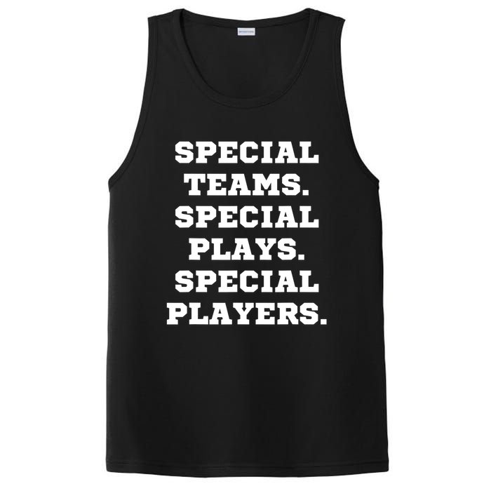 Special Teams Special Plays Special Players Funny PosiCharge Competitor Tank