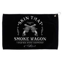 Skin That Smoke Wagon Western Distressed Revolver Grommeted Golf Towel