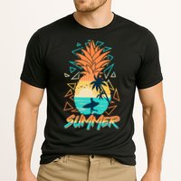 Summer Time Sufer Pineapple Cooling Performance Crew T-Shirt