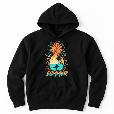 Summer Time Sufer Pineapple Hoodie