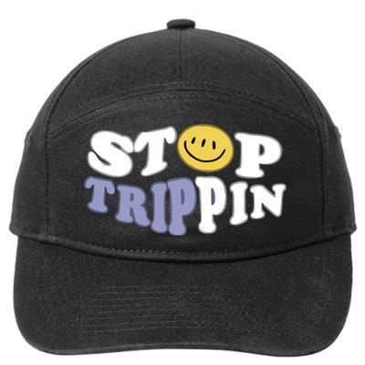 Stop Trippin 7-Panel Snapback Hat