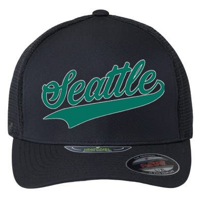 Seattle Text Flexfit Unipanel Trucker Cap