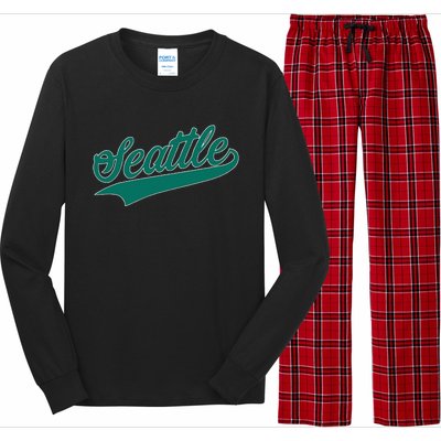 Seattle Text Long Sleeve Pajama Set