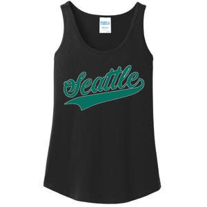 Seattle Text Ladies Essential Tank