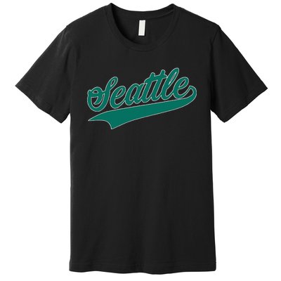 Seattle Text Premium T-Shirt